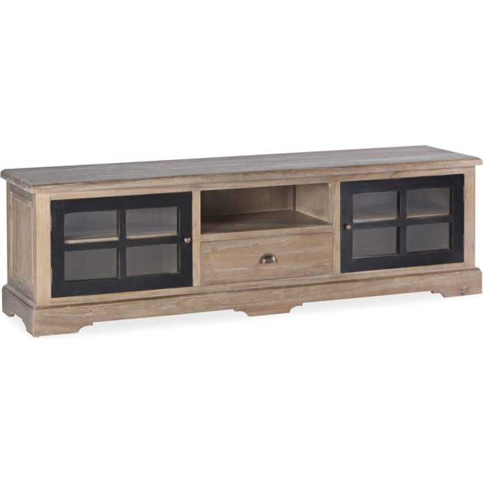 Porta TV rustico country chic in legno
