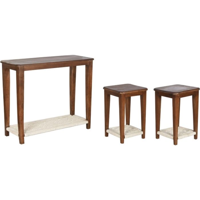 Set consolle boho chic con 2 tavolini - Etnico Outlet