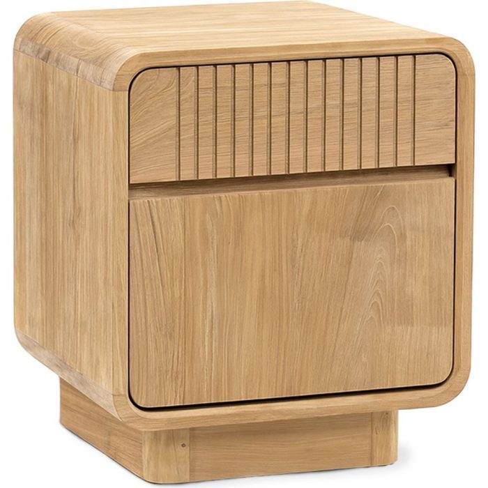 Comodino vintage legno teak SX