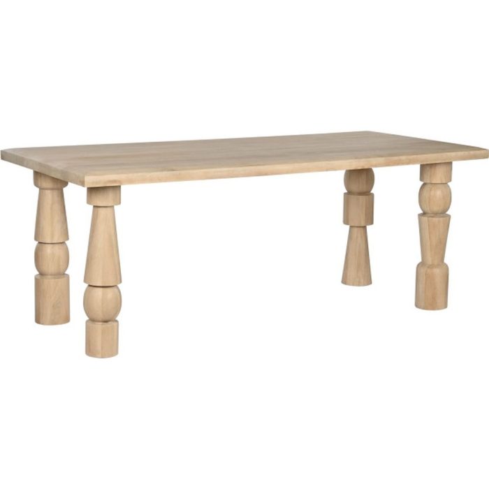 Tavolo vintage living legno di mango