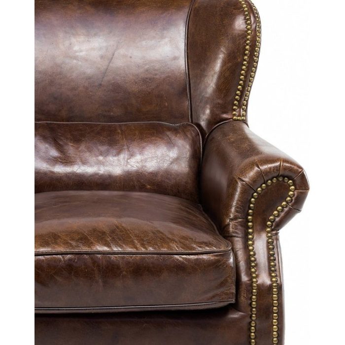 Poltrona Chesterfield pelle vintage – Etnico Outlet