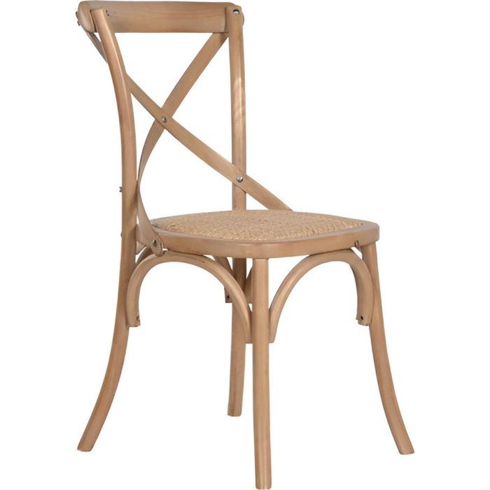Sedia Country Chic Cedro e Rattan – Etnico Outlet