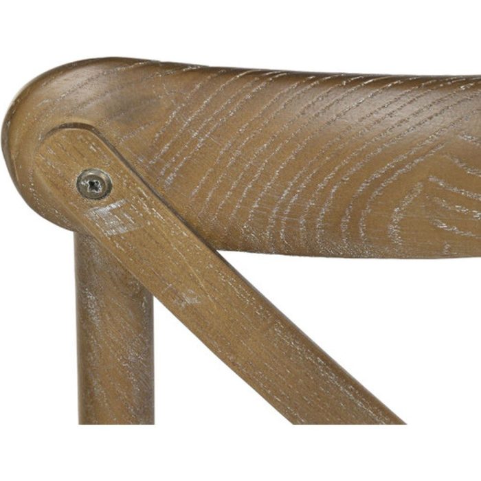 Sedia country legno e rattan crossback – Etnico Outlet