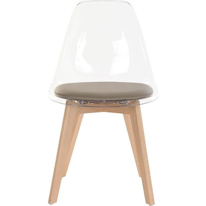 Sedia trasparente design scandinavo – Etnico Outlet