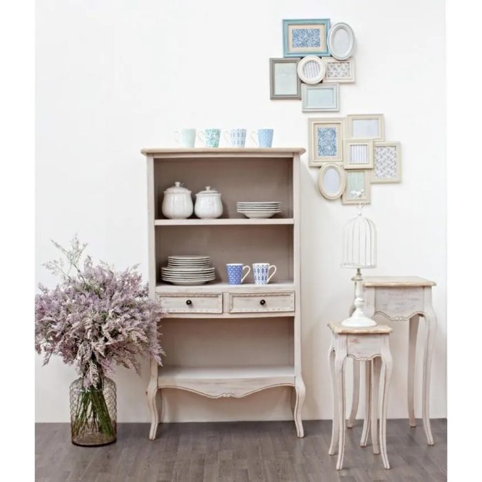 Set tavolini alti shabby chic artigianali – Etnico Outlet