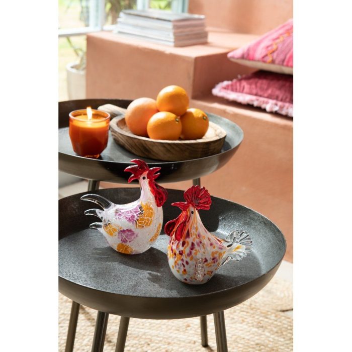 Set tavolini industrial living in metallo grigio – Etnico Outlet