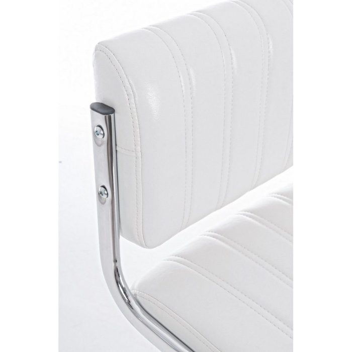 Sgabello bar industrial chic bianco regolabile – Etnico Outlet