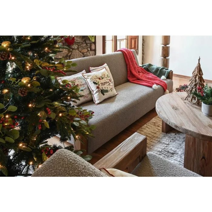 Divano etnico rustico in legno riciclato – Etnico Outlet