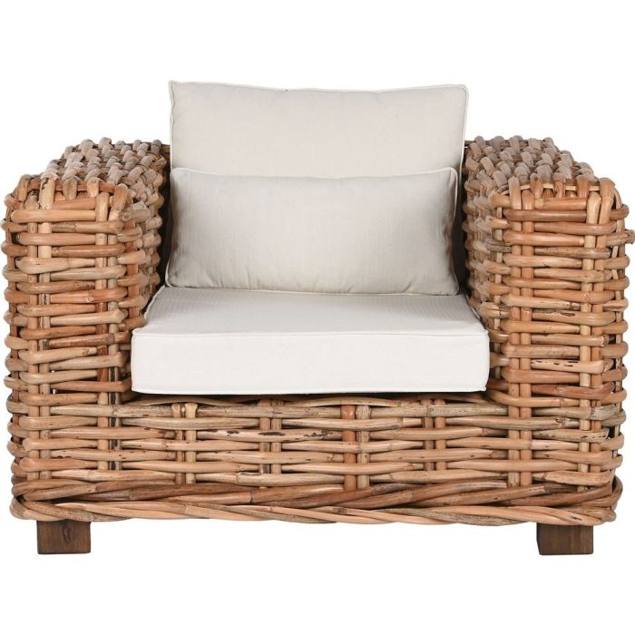 Salotto rattan naturale etnico per esterni – Etnico Outlet