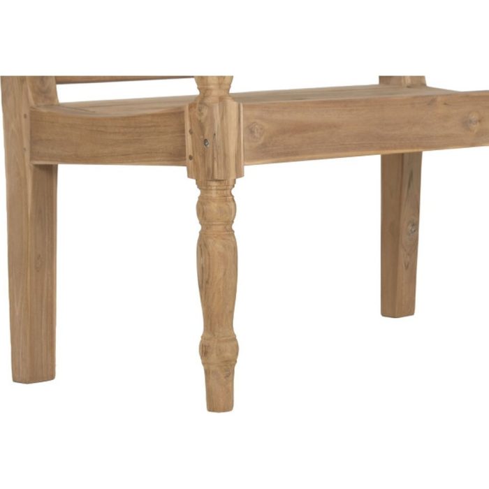 Panchina orientale in legno di teak intagliato – Etnico Outlet