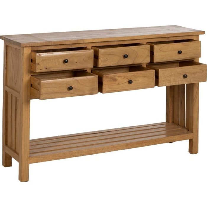 Consolle vintage mindi 6 cassetti - Etnico Outlet