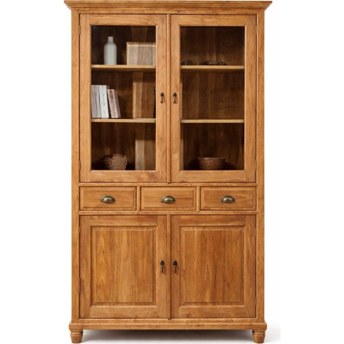 Vetrina country chic teak