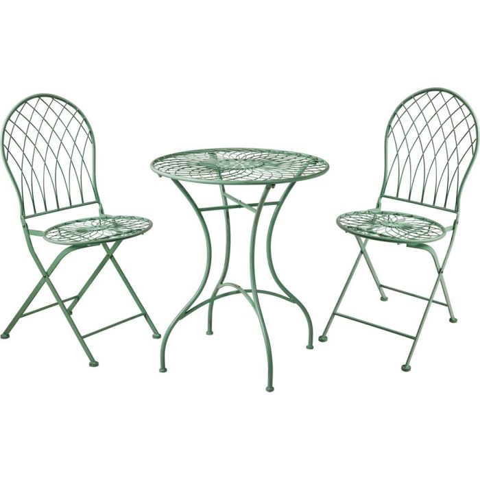 set bistrot verde ferro
