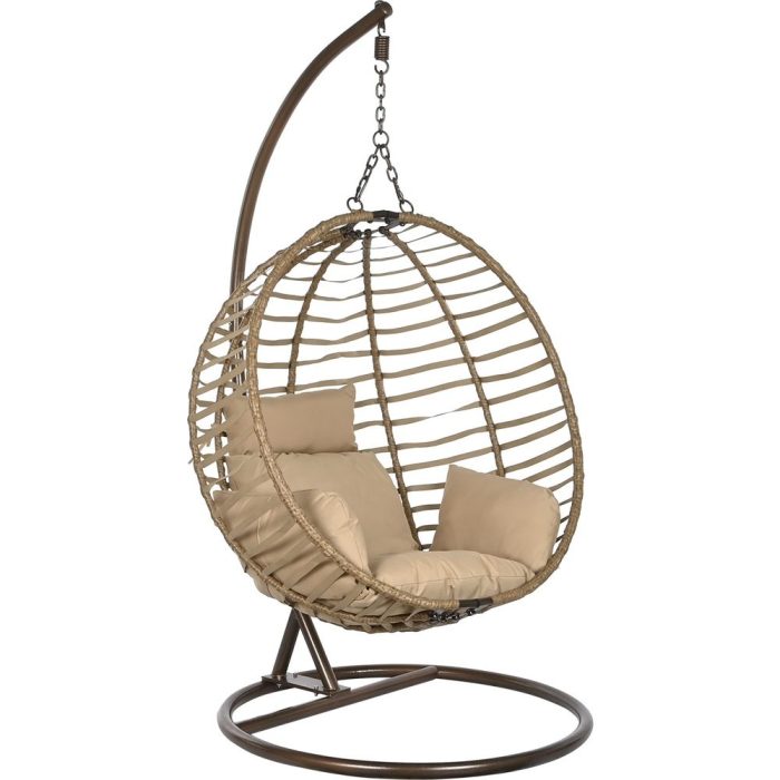 poltrona sospesa giardino rattan