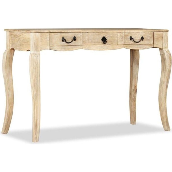 Consolle scrivania mango 3 cassetti - Etnico Outlet