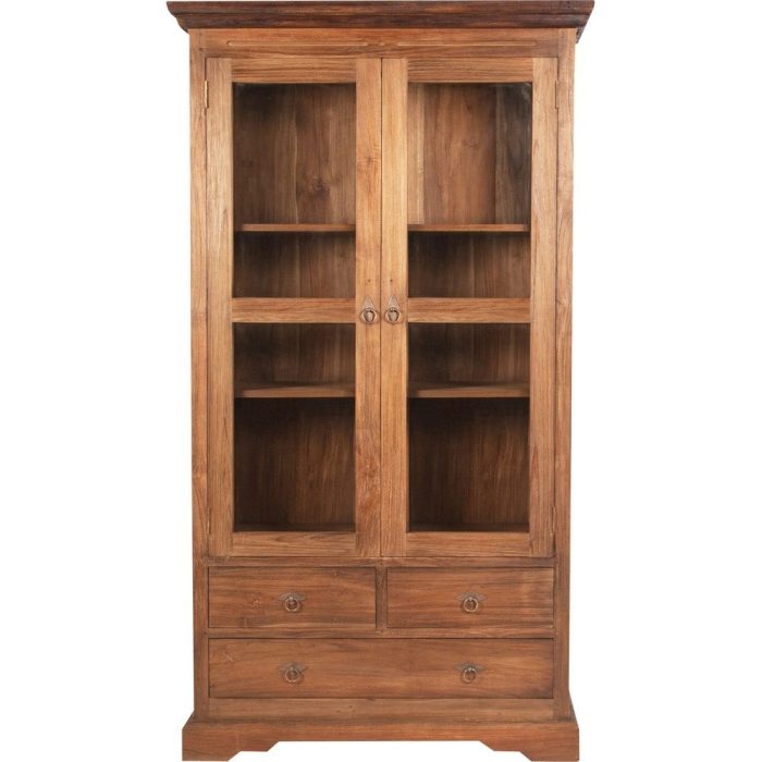 Vetrina etnica teak riciclato