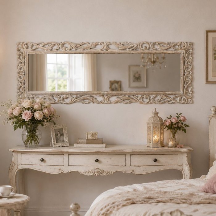 Specchio francese intagliato