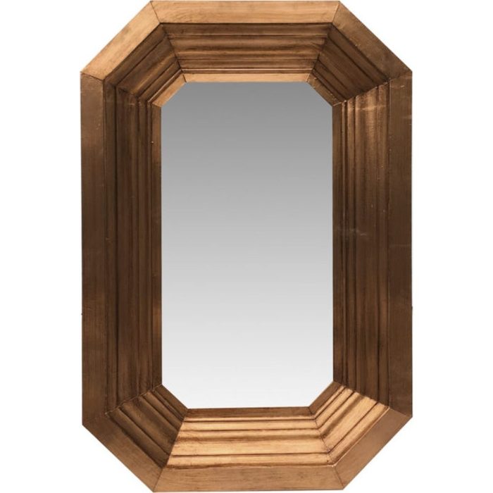 Specchio etnico ottone