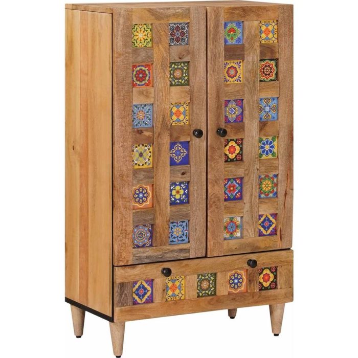 Consolle etnico boho mango piastrelle - Etnico Outlet