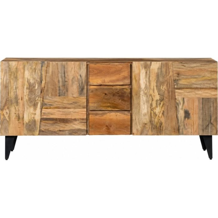 Credenza etnica sheesham intarsiata - Etnico Outlet