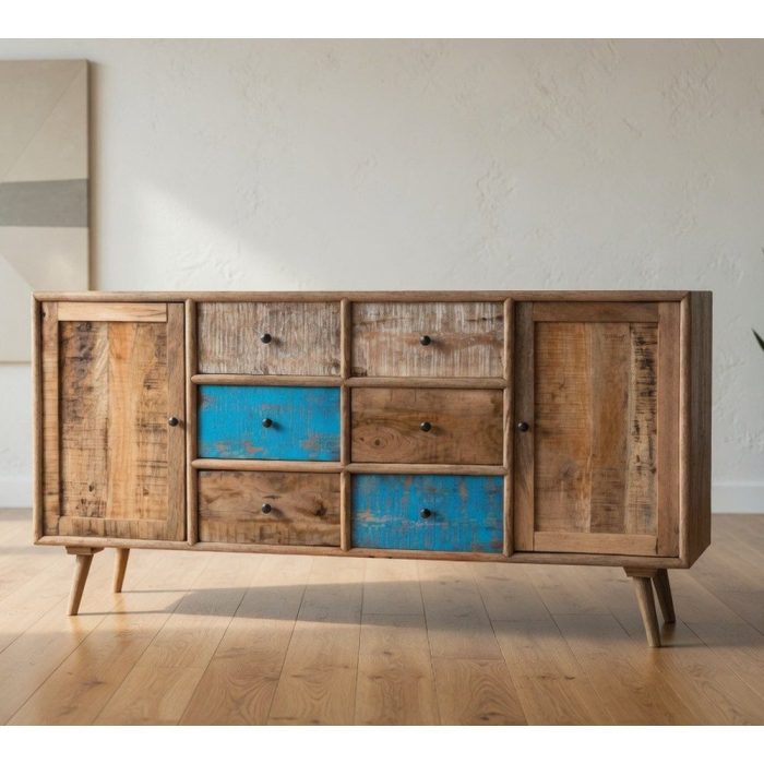 Credenza patchwork rustic
