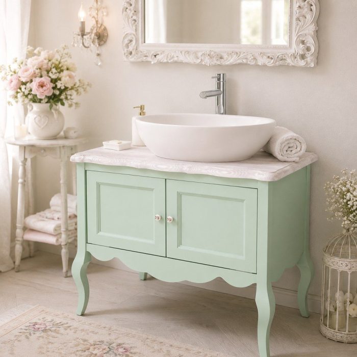 Mobile bagno romantico CON LAVABO -Mobili SU MISURA online