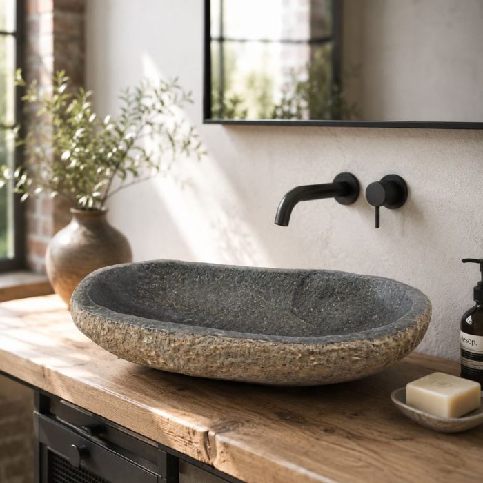 Lavabo appoggio organic modern