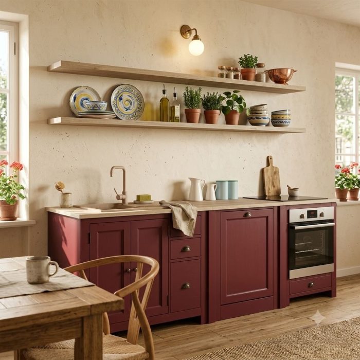 Cucina mediterranea legno massello