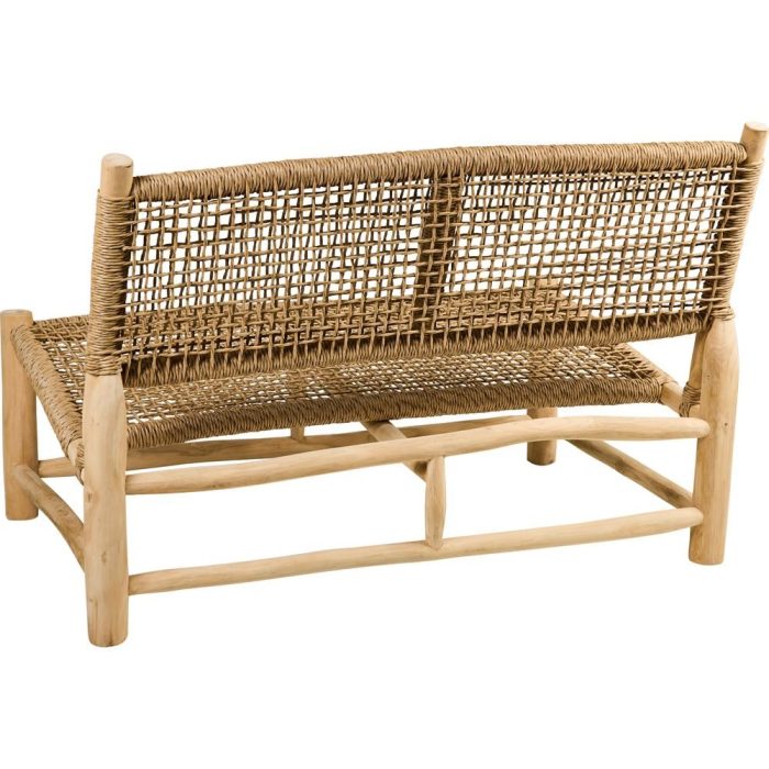 Panchina tropical ethnic in teak naturale - Etnico Outlet