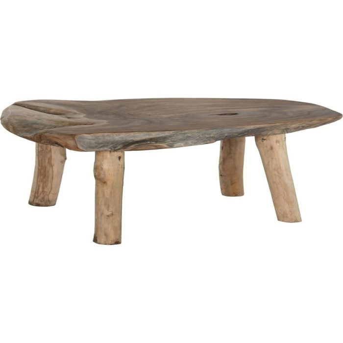 Tavolino radice teak naturale