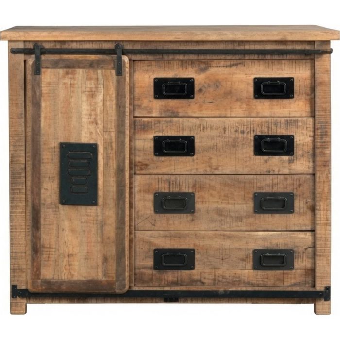 Cassettiera stile loft vintage