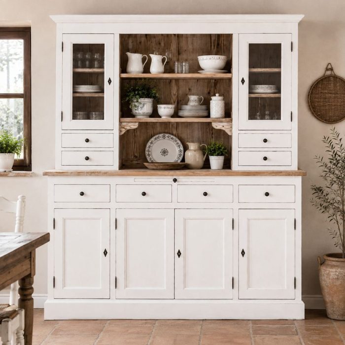 Credenza alta cucina shabby