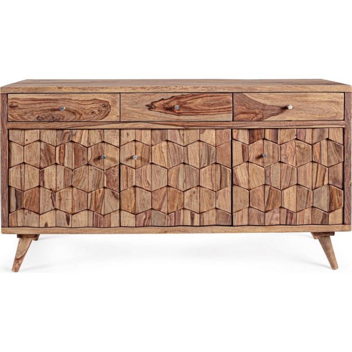 Buffet rustico legno sheesham