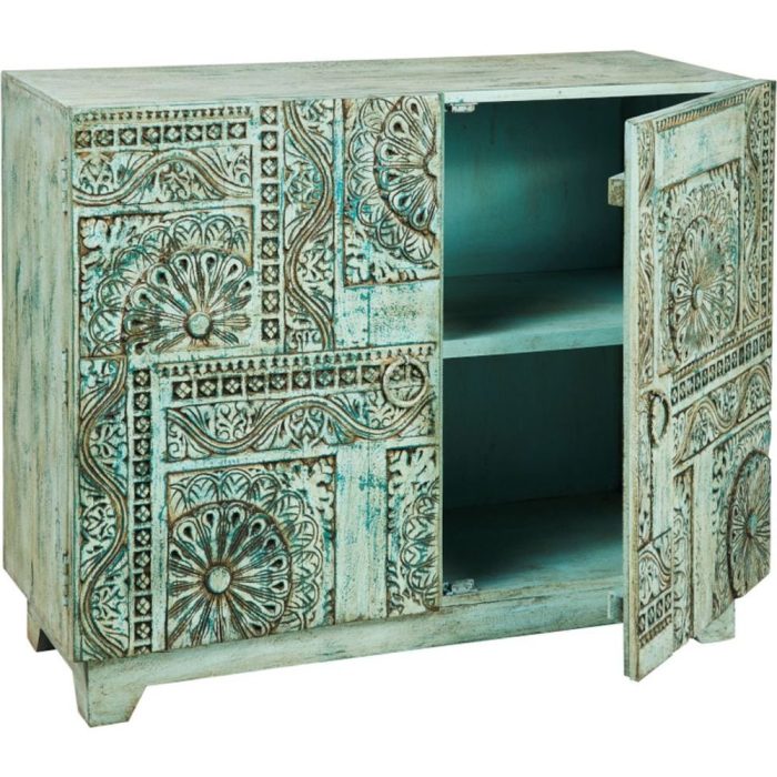Credenza orientale mango intagliato - Etnico Outlet