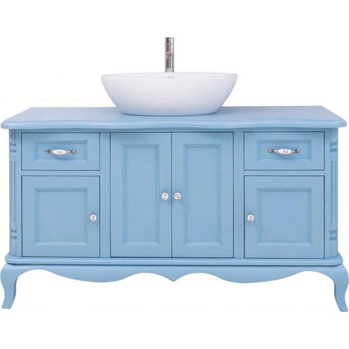 Mobile Bagno Celeste Shabby Chic Pomelli in Ceramica | Etnico Outlet