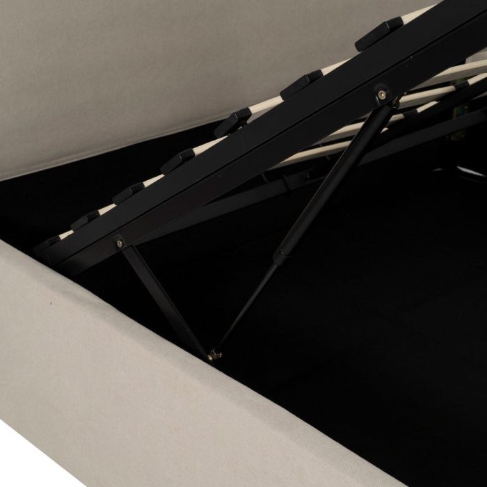 Letto matrimoniale beige sfoderabile - Etnico Outlet