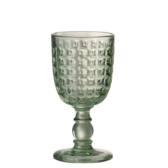 Bicchiere cristallo verde