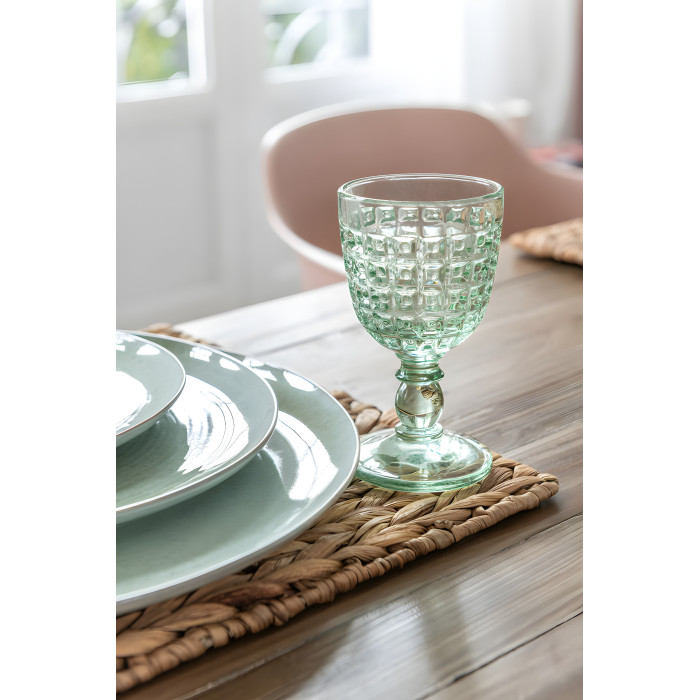 Bicchiere cristallo verde