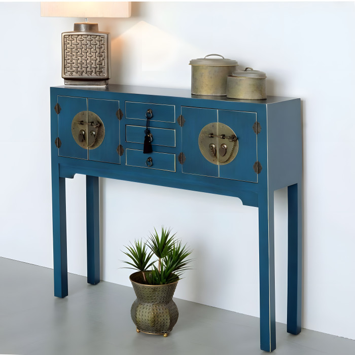 Consolle cinese azzurra
