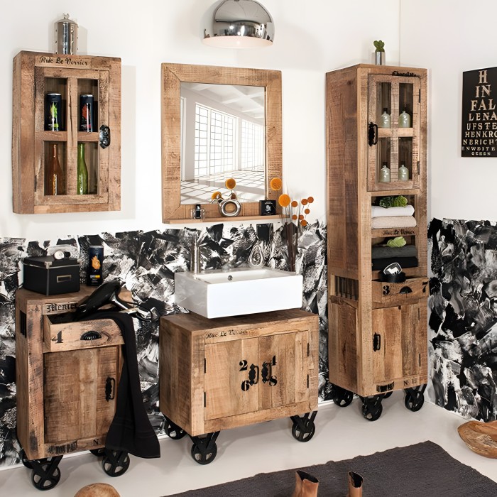Composizione completa bagno Industrial Factory