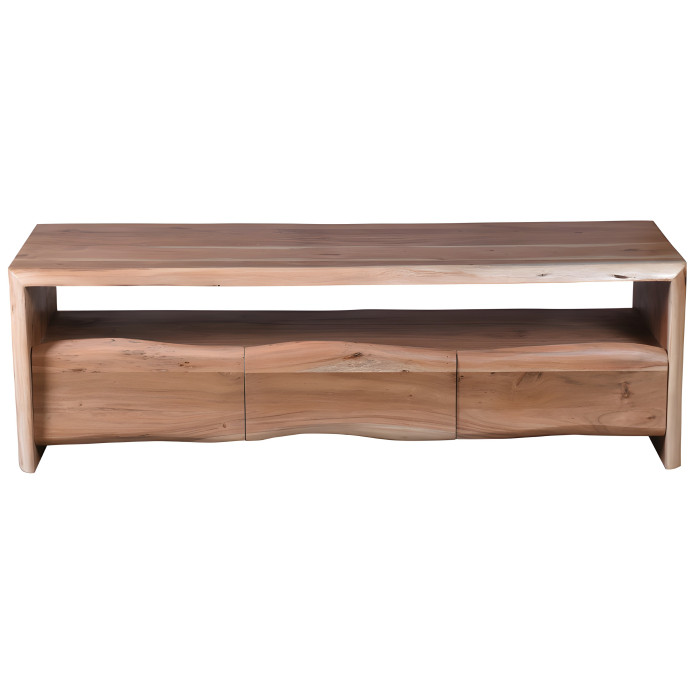 Porta tv etnico legno naturale acacia