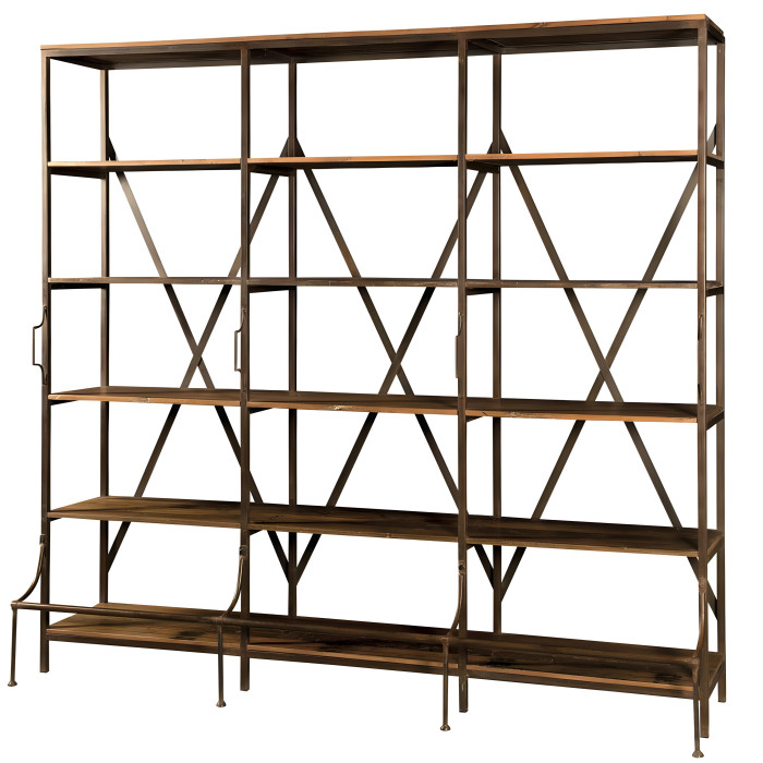 Libreria industrial 3 spazi
