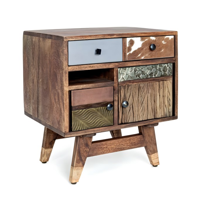 Comodino boho chic etnico