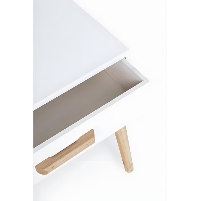 Comodino vintage bianco