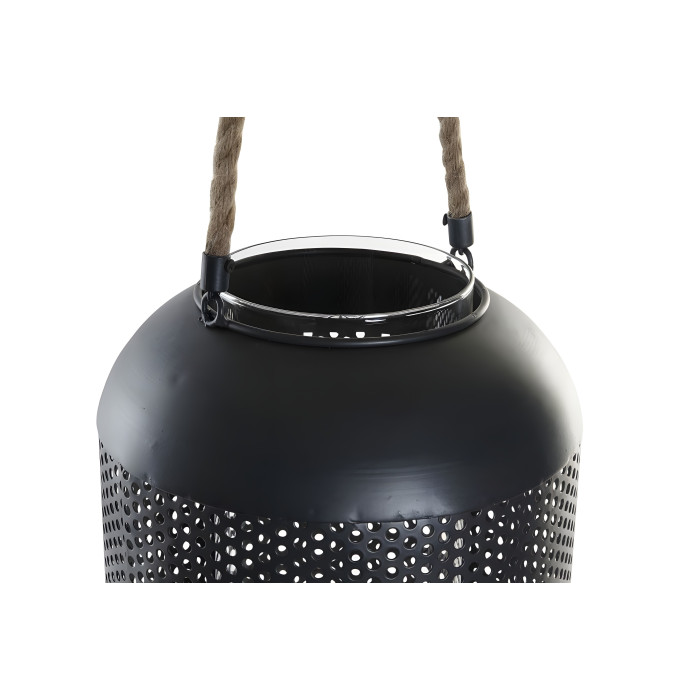 Lanterna da soffitto nera H63