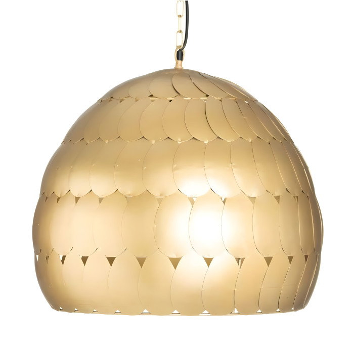 Lampadario vintage dorato