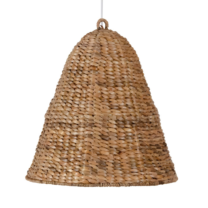 Lampadario in fibra naturale cm 50