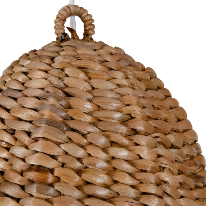 Lampadario in fibra naturale cm 50