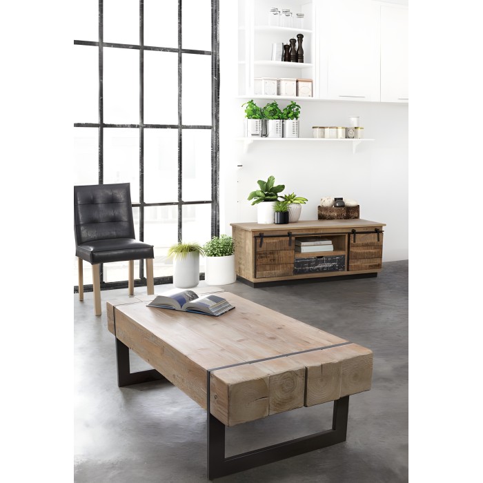 Porta tv vintage rustico naturale