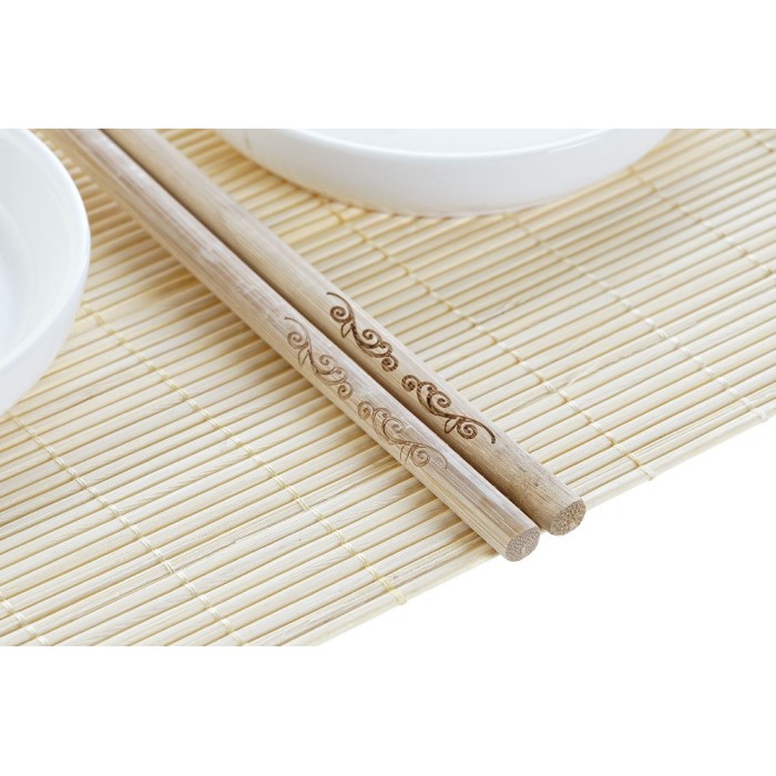 Sushi servizio 7 pz porcellana bamboo